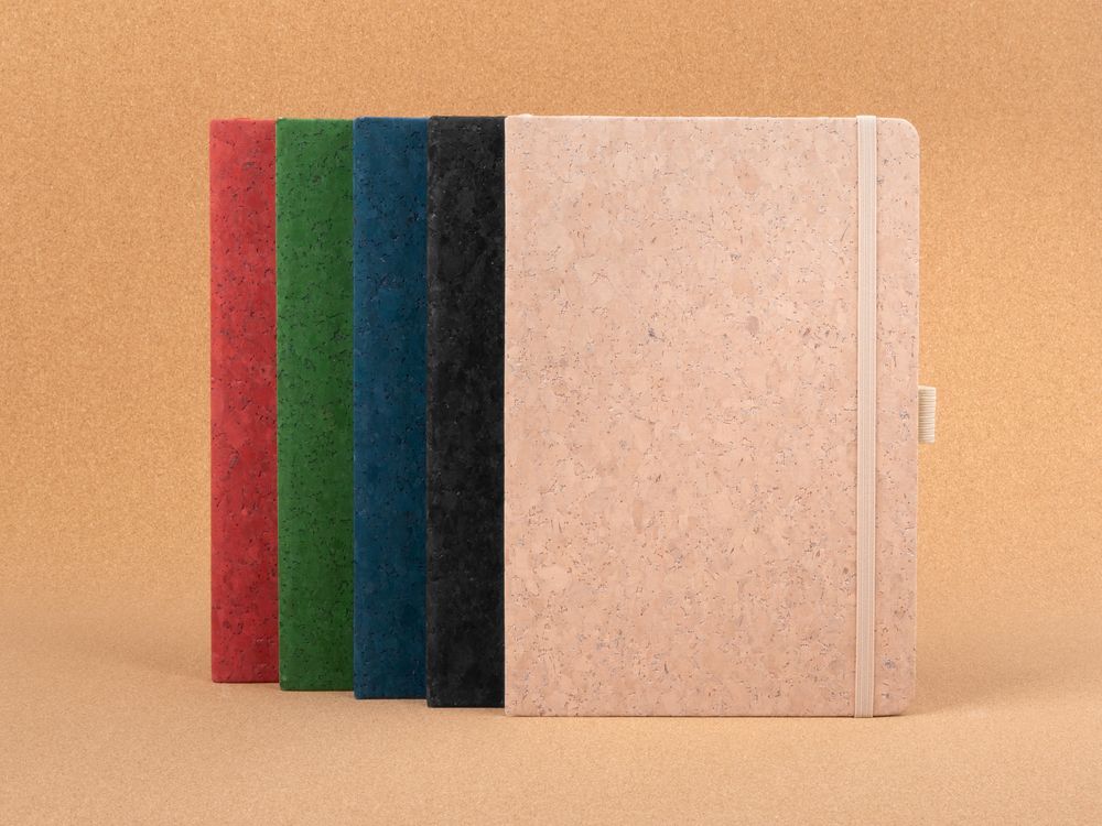 Блокнот Cork County, синий-6