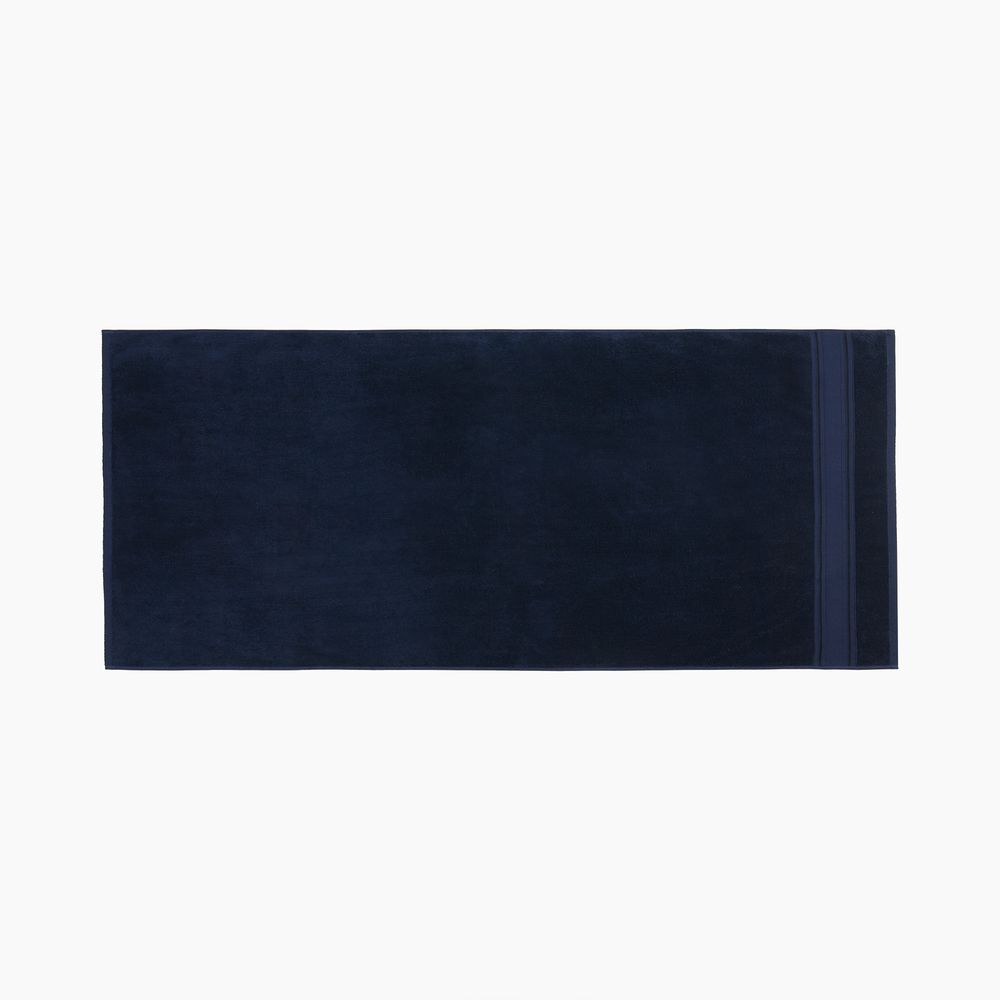 Полотенце махровое Terrychic, среднее, темно-синее-1