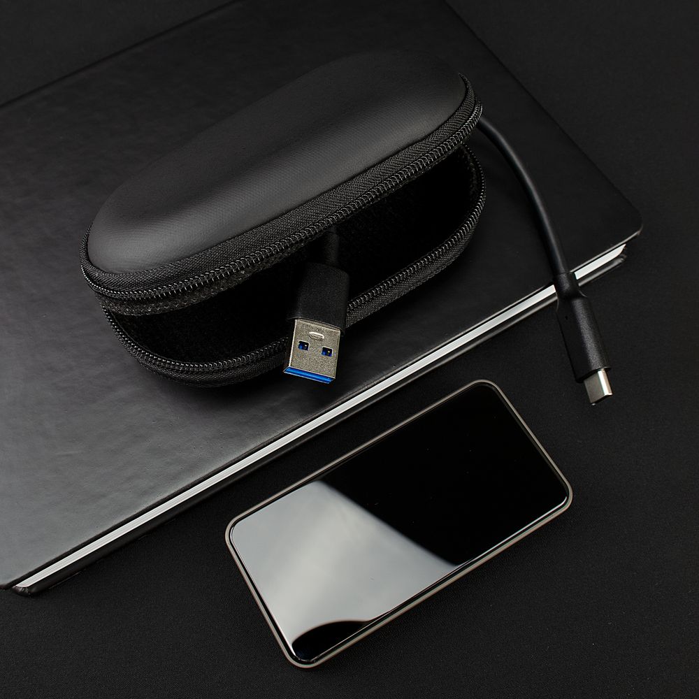 Внешний SSD диск Drop Light, с подсветкой гравировки, 512 Гб-9