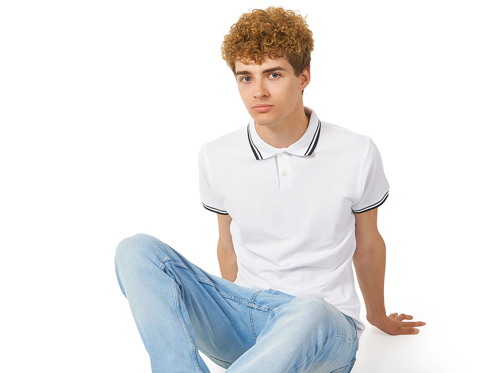 Рубашка поло Erie мужская, белый-1