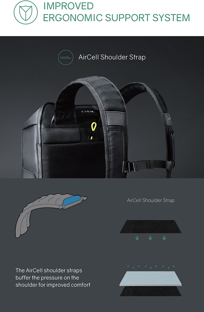 Рюкзак FlipPack 47х30х17 см, черный-19