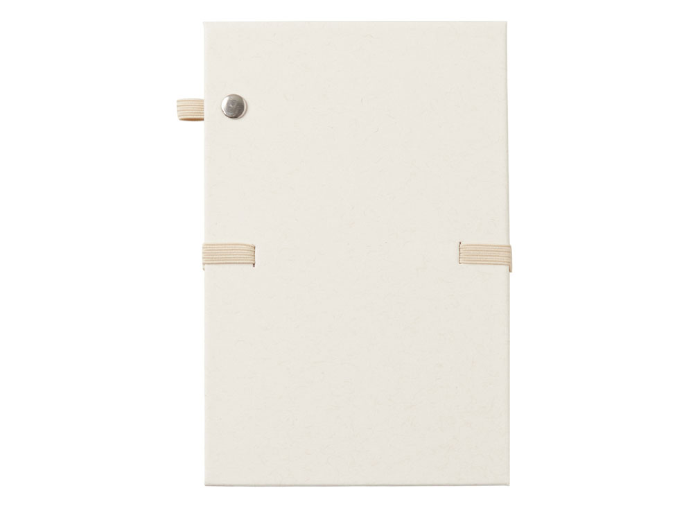 Блокнот с подставкой для телефона из пробки Milky S, молочно-белый-4