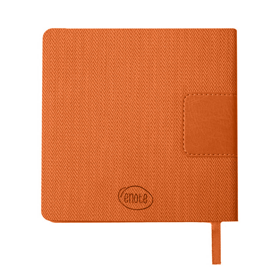 Ежедневник недатированный Scotty, А5-,  оранжевый, кремовый блок, без обреза, оранжевый-2