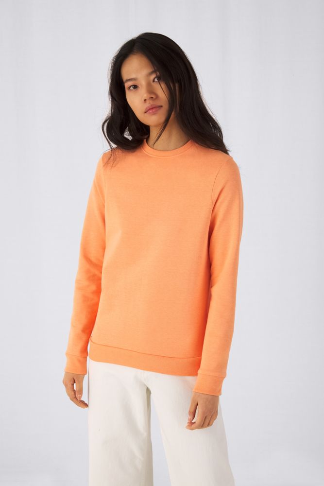 Свитшот женский Set In, темно-зеленый меланж-4