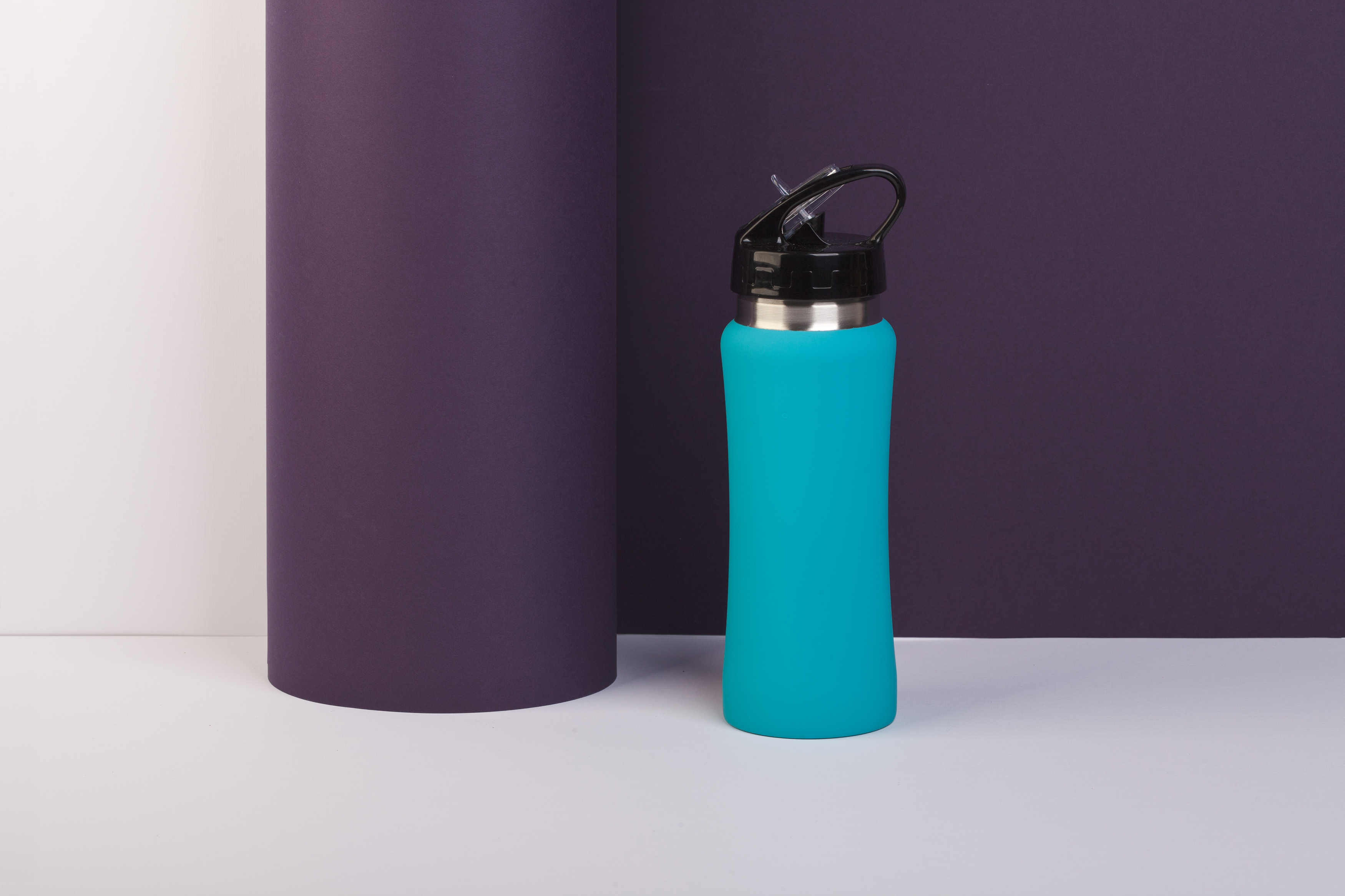 Бутылка для воды "Индиана" 600 мл, покрытие soft touch-1