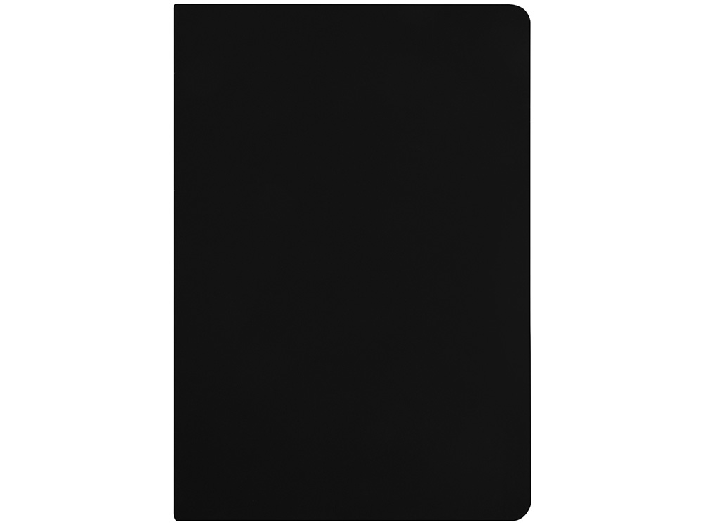 Бизнес-тетрадь А5 Pragmatic Contrast, 40 листов в клетку, черный с голубым срезом-2