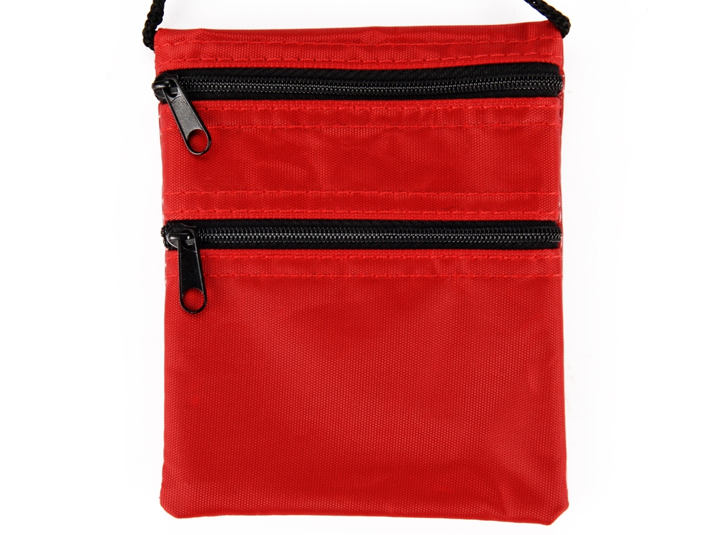 Нагрудный кошелек Путешествие, красный-4