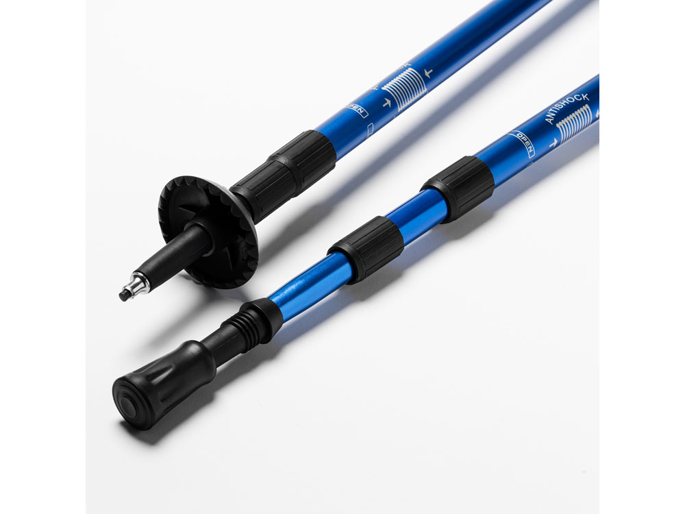 Набор складных треккинговых палок VULCAN, королевский синий-2