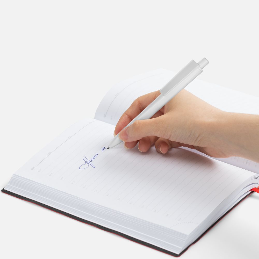 Ручка шариковая Ridge, белая-2