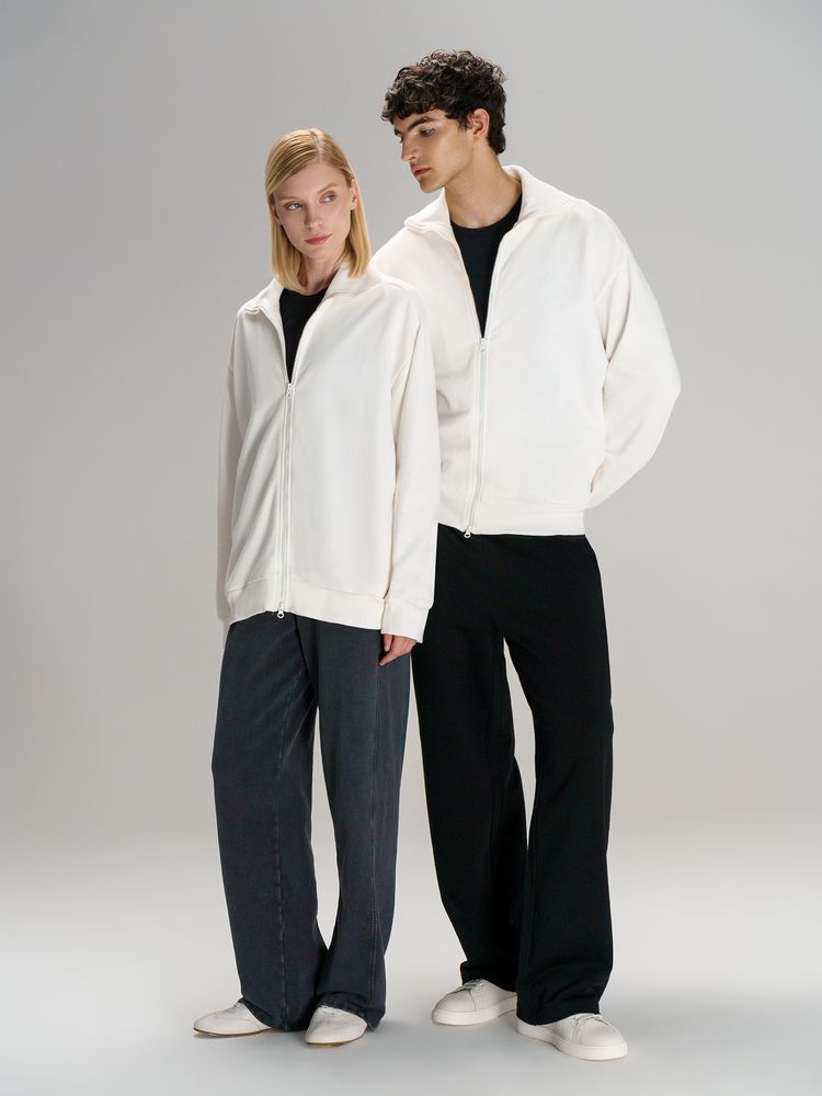 Толстовка унисекс Neofit, молочно-белая-5