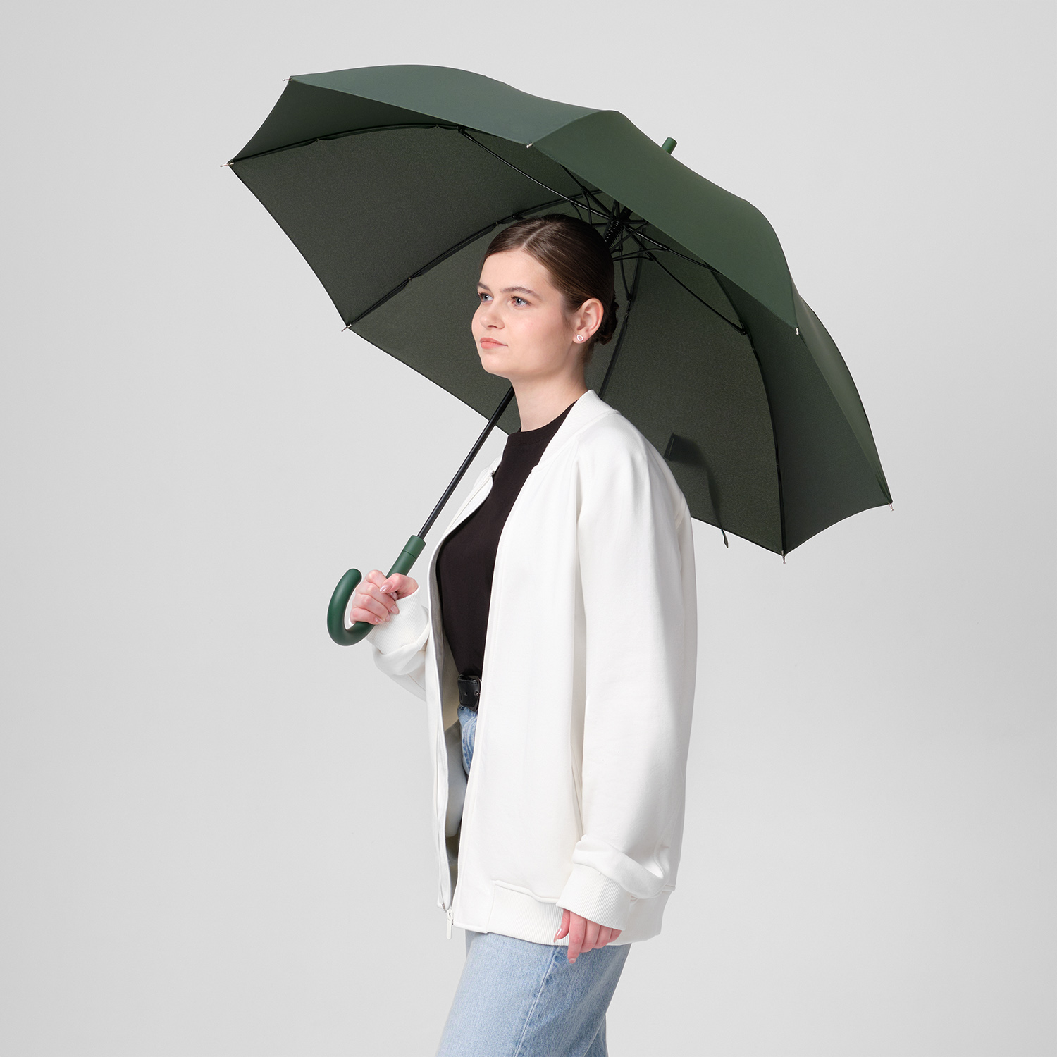 Зонт-трость Фантом (Phantom), зеленый-5