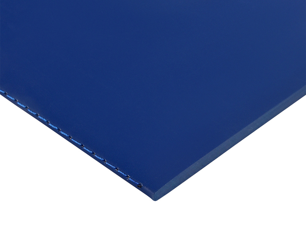 Бизнес-тетрадь А5 Pragmatic Contrast, 40 листов в клетку, синий с синим срезом-1