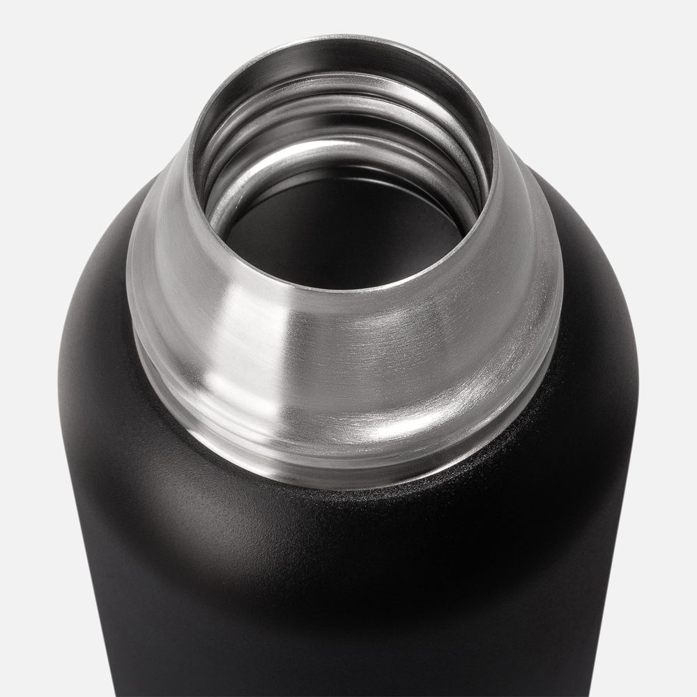 Термос Relaxika 1200 со стикерпаком, черный-3