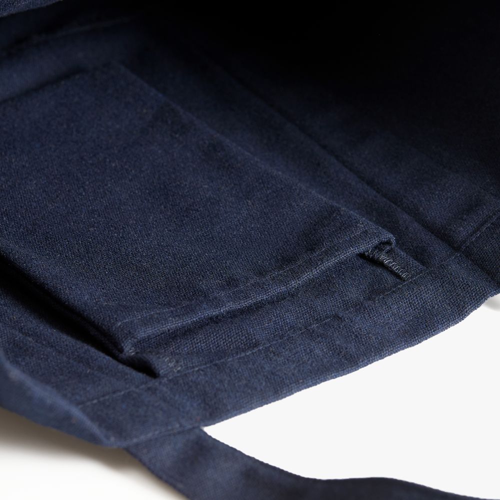 Шопер Shophop, синий с неокрашенным-2