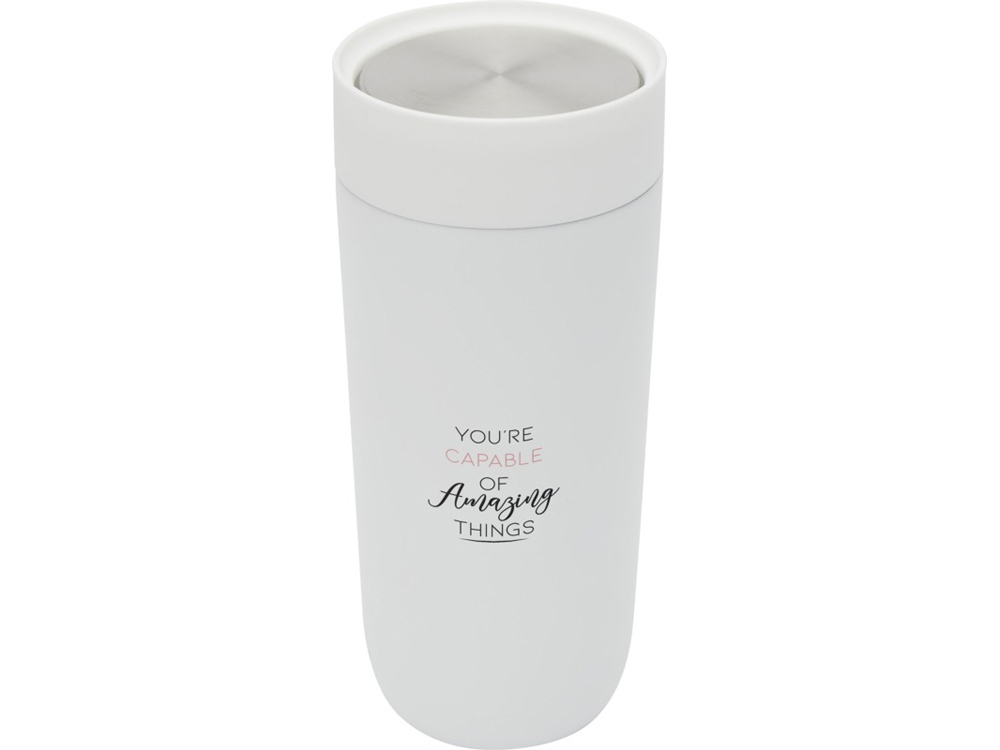 Camden кружка из нержавеющей стали, сертифицированный RCS, 350 мл, белый-4