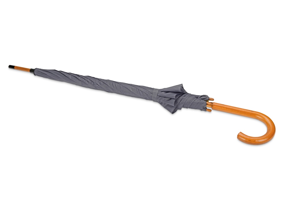 Зонт-трость Радуга, серый-2