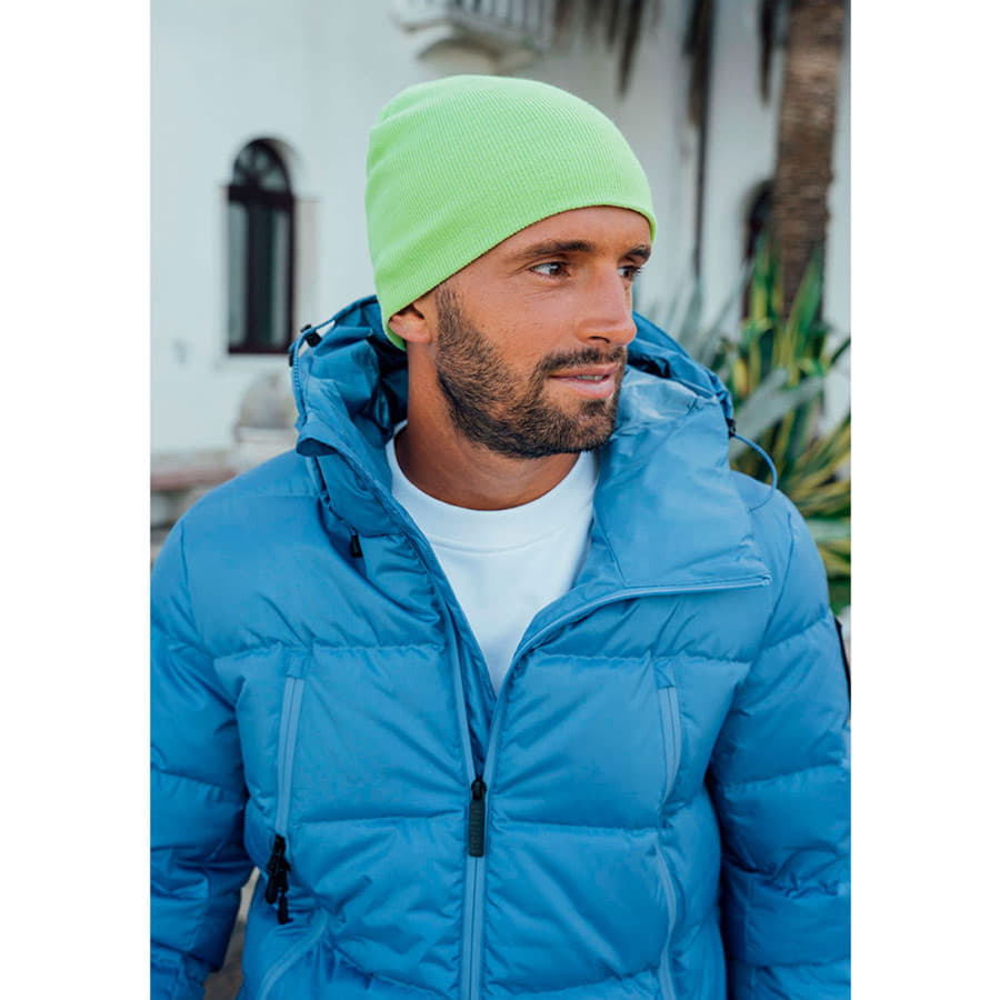 Шапка HOLLY из пряжи Polylana®, зеленое яблоко-3