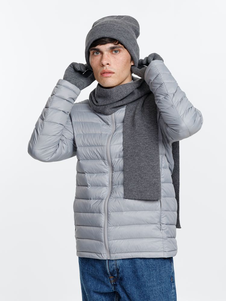 Шарф Urban Flow, темно-серый меланж-6