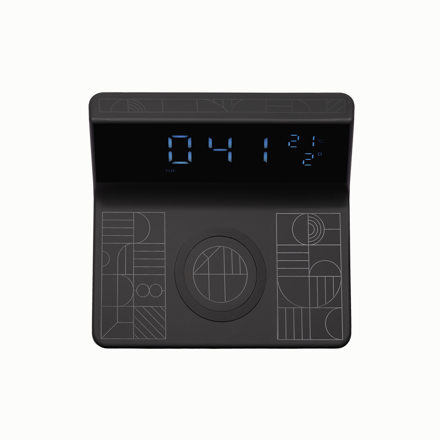 Зарядная станция с часами 15W Zenith-8