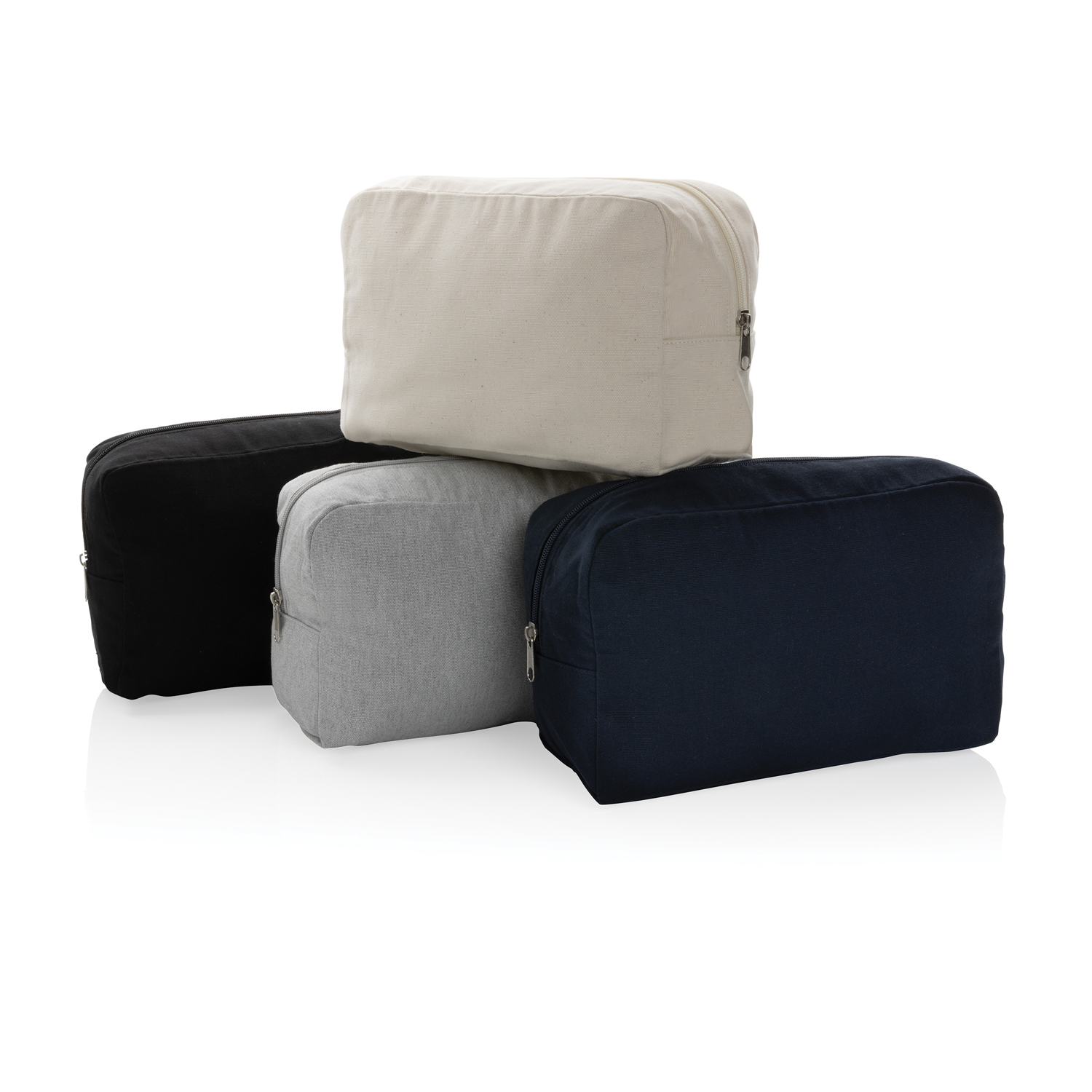 Косметичка Impact из переработанного неокрашенного канваса AWARE™, 285 г/м²-3