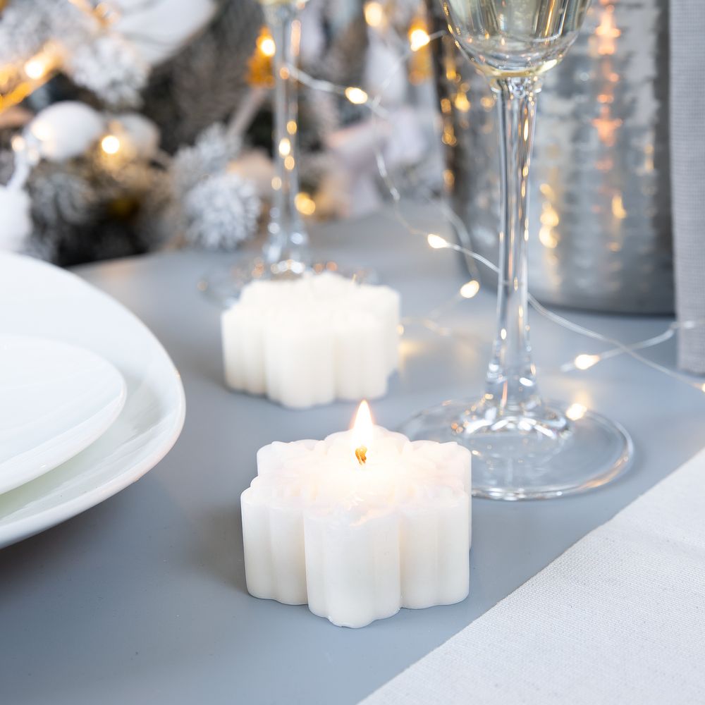 Свеча Snowlight 2, белая, 6 см-1