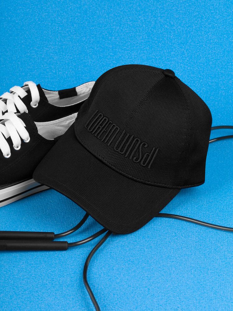 Бейсболка Dogoni, черная-4