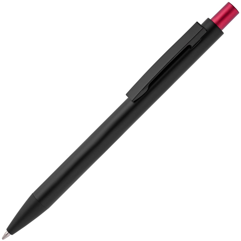 Ручка шариковая Chromatic, черная с красным-1