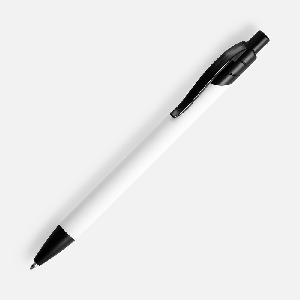 Ручка шариковая Undertone Black Soft Touch, белая-2