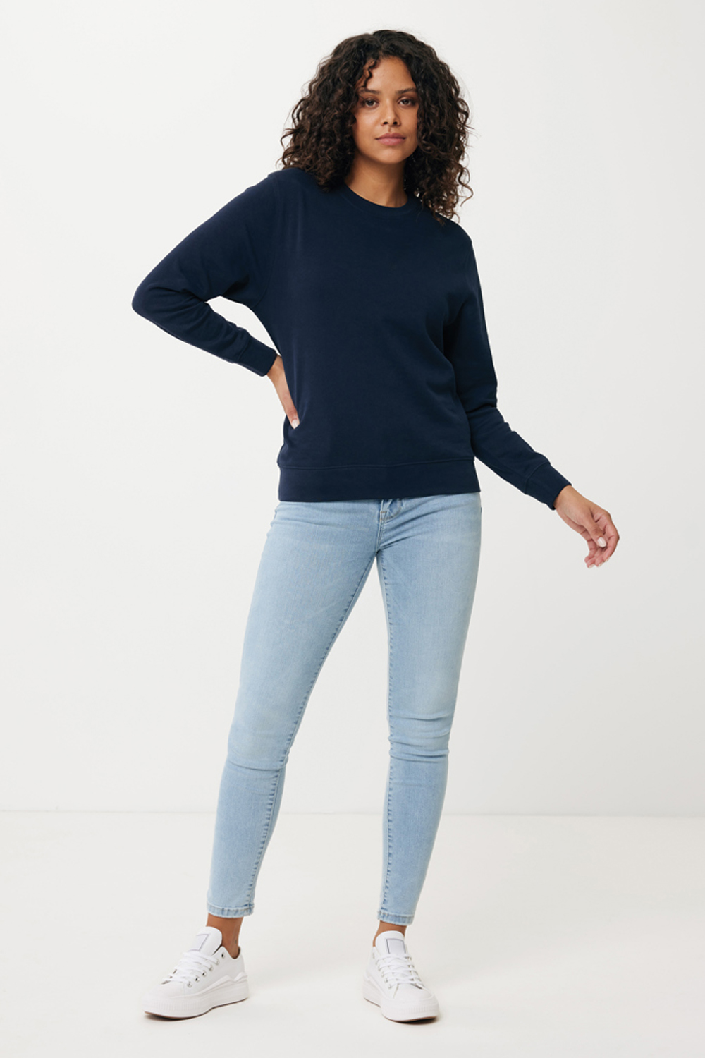 Свитшот Iqoniq Etosha из переработанного хлопка, унисекс, 280 г/м²-10