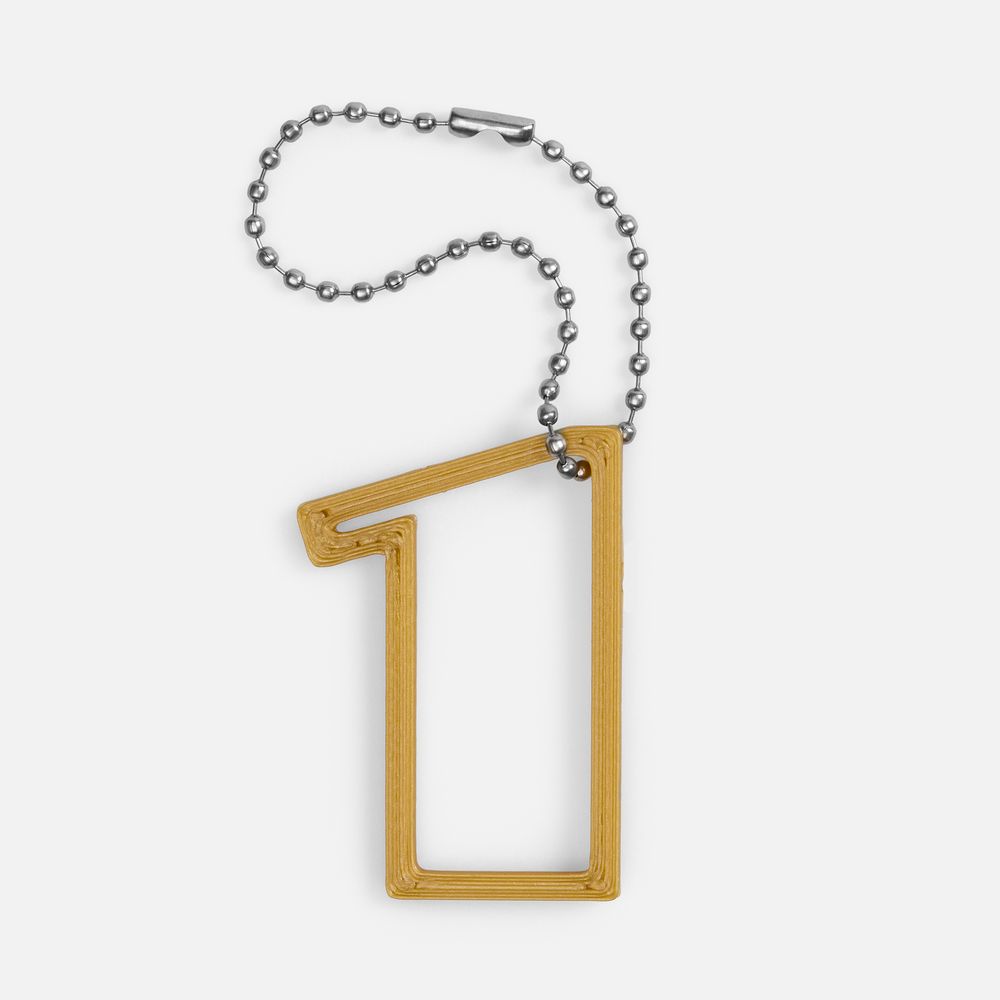 Подвеска Symbol, 3D-печать на заказ, цифра 1-2