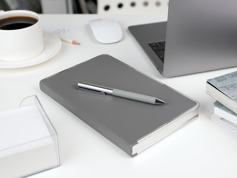 Ручка шариковая Eyeshot Soft Touch, темно-синяя-2