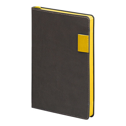 Ежедневник Flexy Freedom Latte А5, Серый/желтый-2