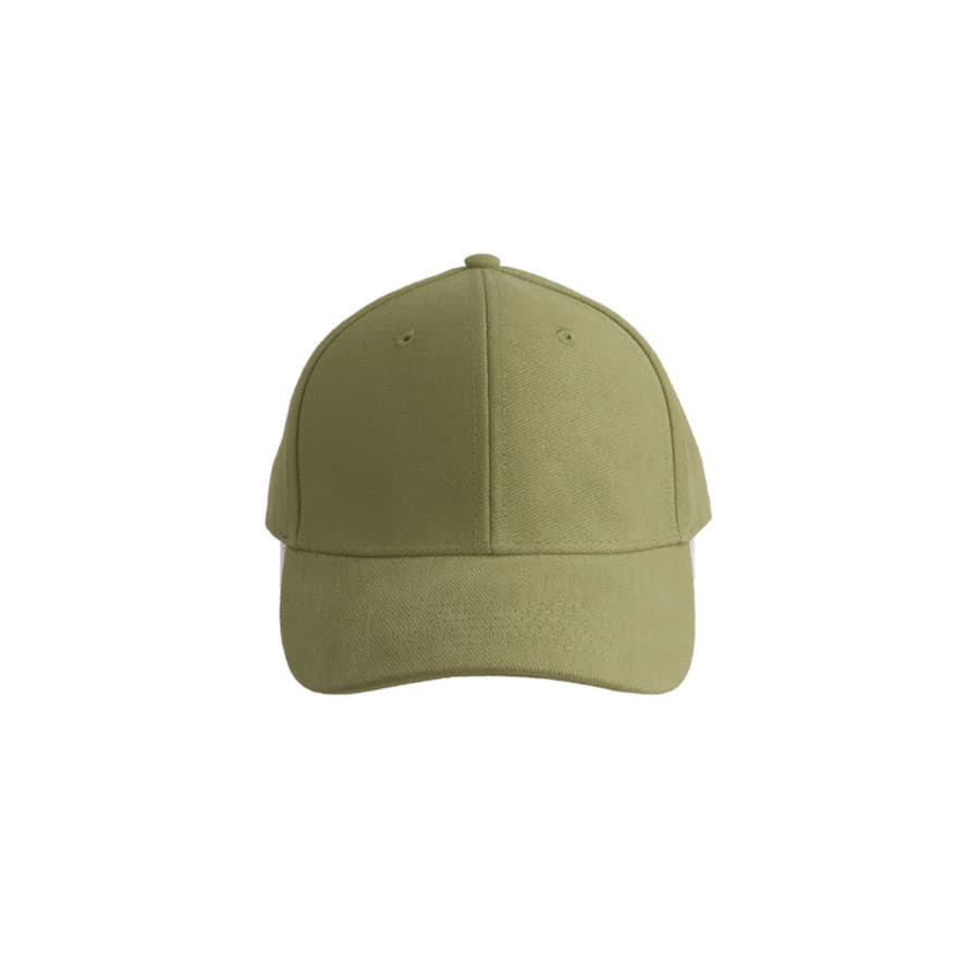 Бейсболка PILOT, 6 клиньев, металлическая застежка, оливковый-4