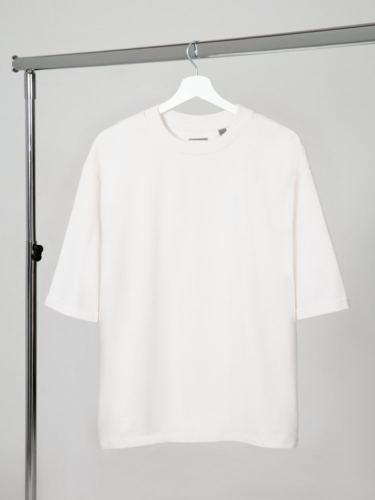 Футболка оверсайз унисекс Kosmos 2.0, кремовая-1