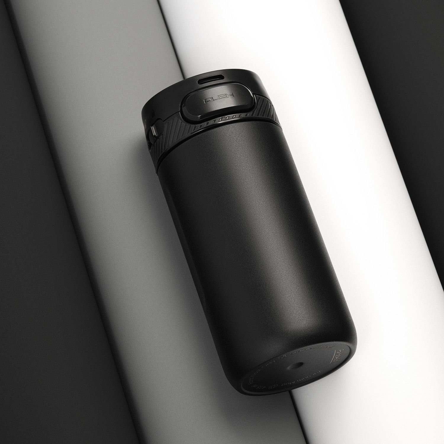 Термокружка вакуумная Толедо (Toledo), черная глянцевая-10