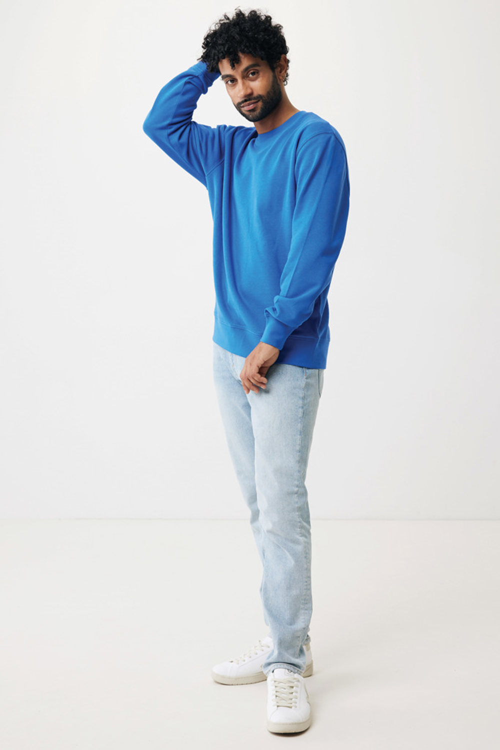 Свитшот Iqoniq Etosha из переработанного хлопка, унисекс, 280 г/м²-5