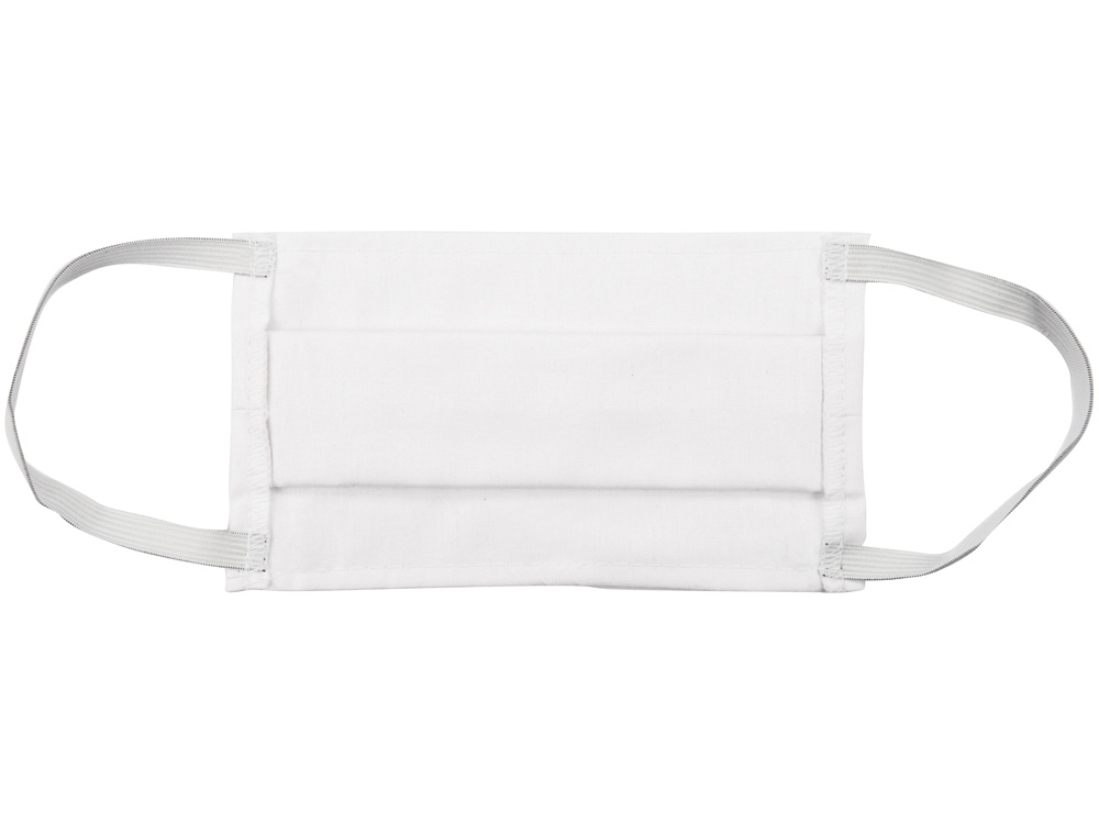 Маска для лица многоразовая из хлопка, белый-6