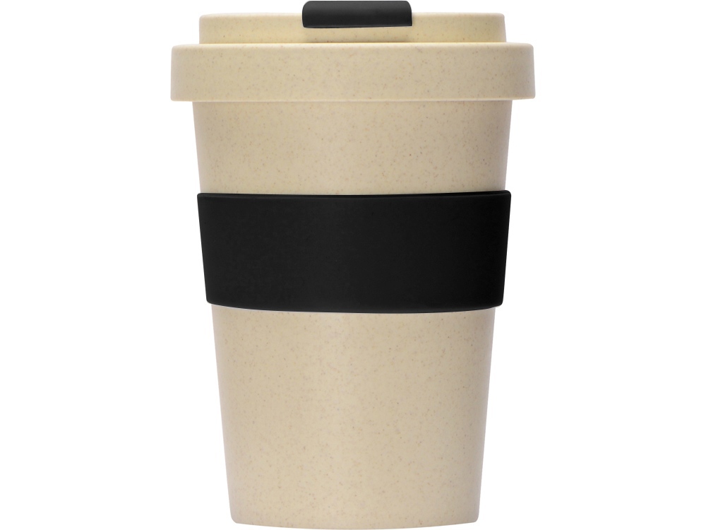 Стакан из пшеничного волокна Flava, черный-1