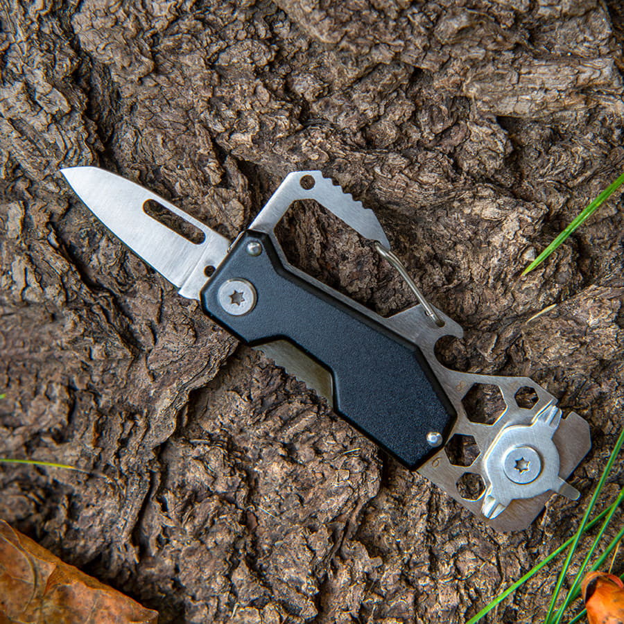 Мультиинструмент ROSECA, 13 функций,  алюминий/сталь нержавеющая, серебристый-4