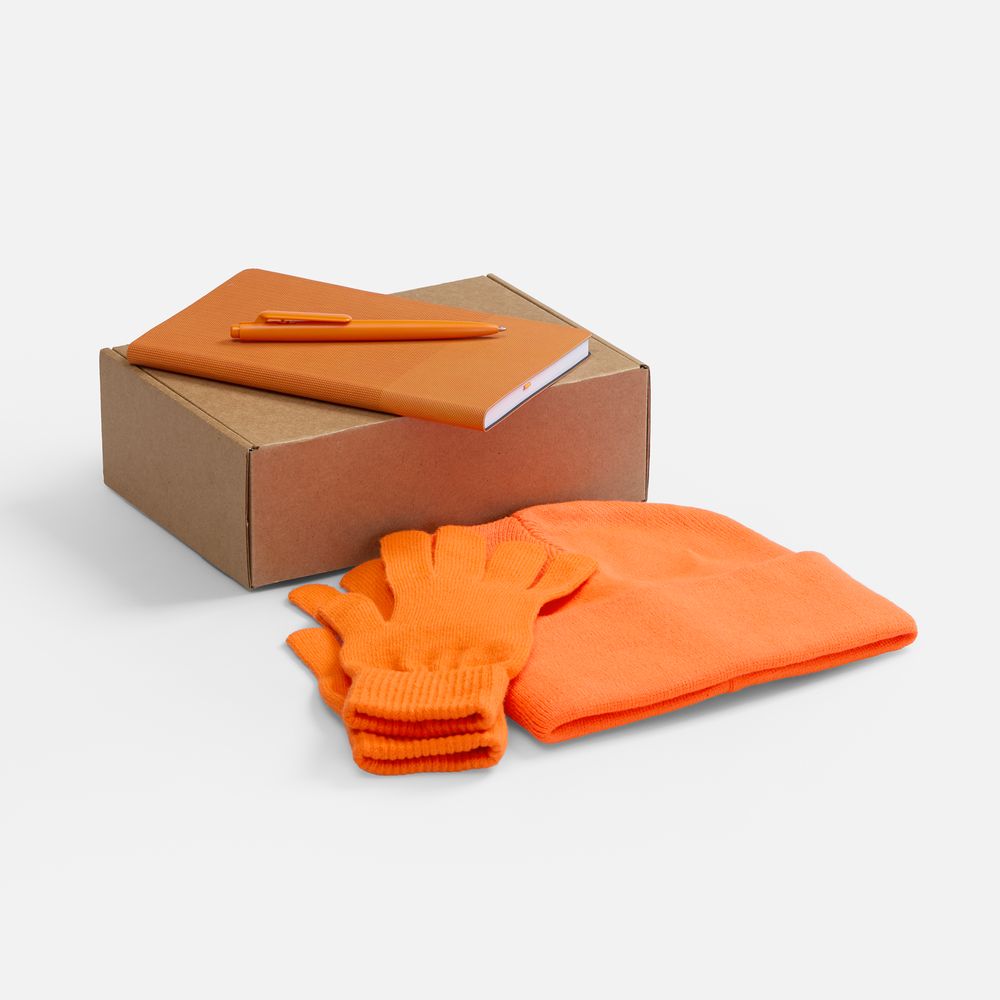 Набор Knit Warm, оранжевый-0