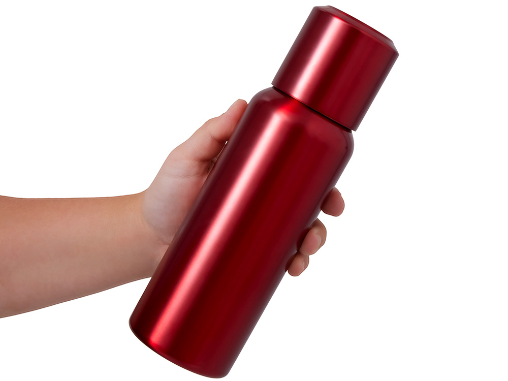 Вакуумный термос c магнитной крышкой Magne, 500 мл, красный-10