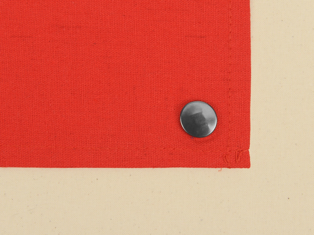 Складная хлопковая сумка для шопинга Gross с карманом, красный-4