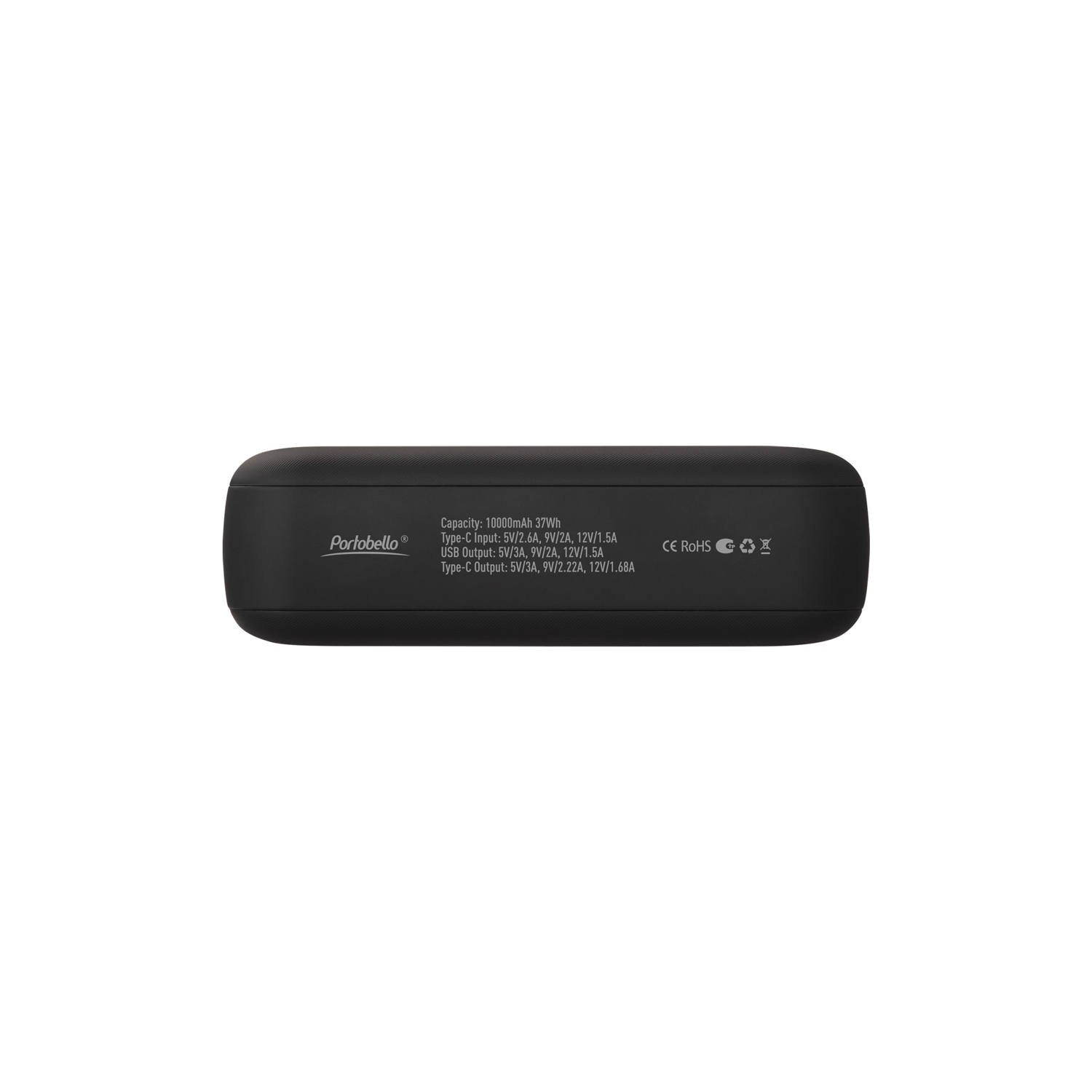 Внешний аккумулятор с функцией быстрой зарядки Формула (Formula) 10000 mAh, черный-4