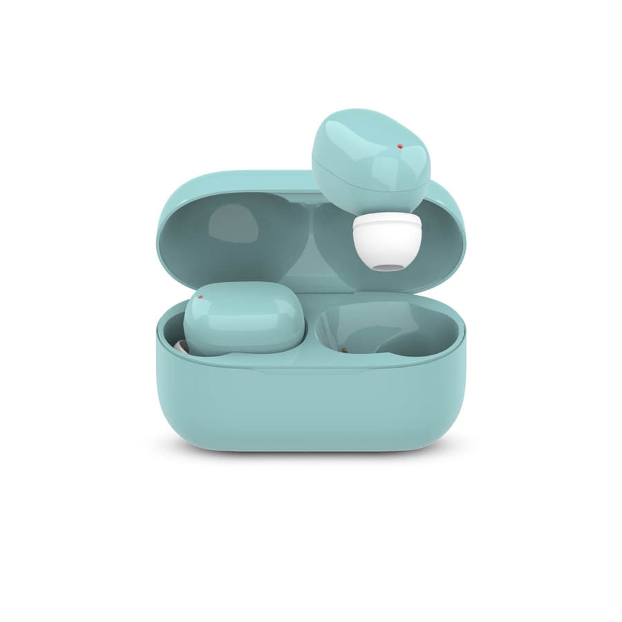 Наушники беспроводные Hiper TWS SAMUN, голубые, голубой-2