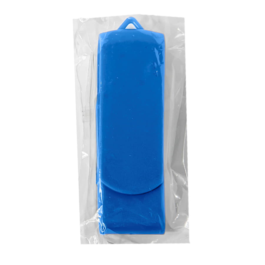 USB flash-карта SWING (8Гб), синий, 6,0х1,8х1,1 см, пластик, синий-2
