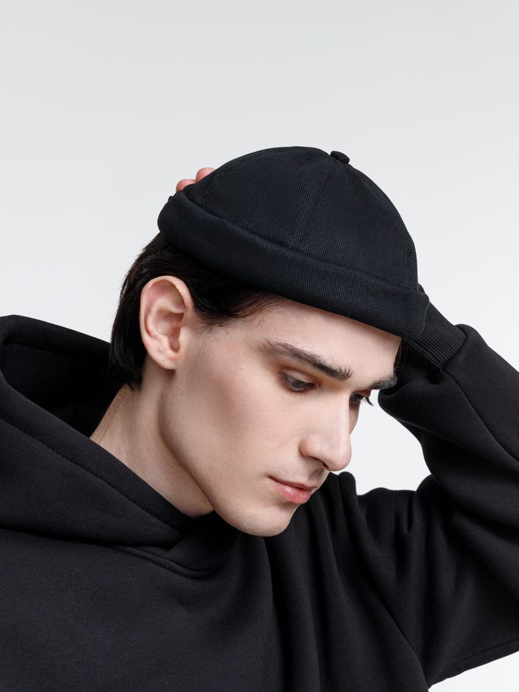 Кепка без козырька Marinero, черная-6