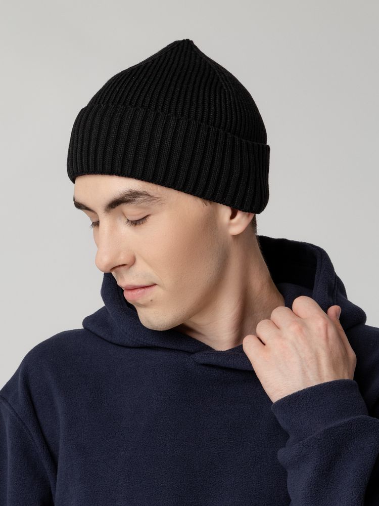 Шапка Hinge, черная-4