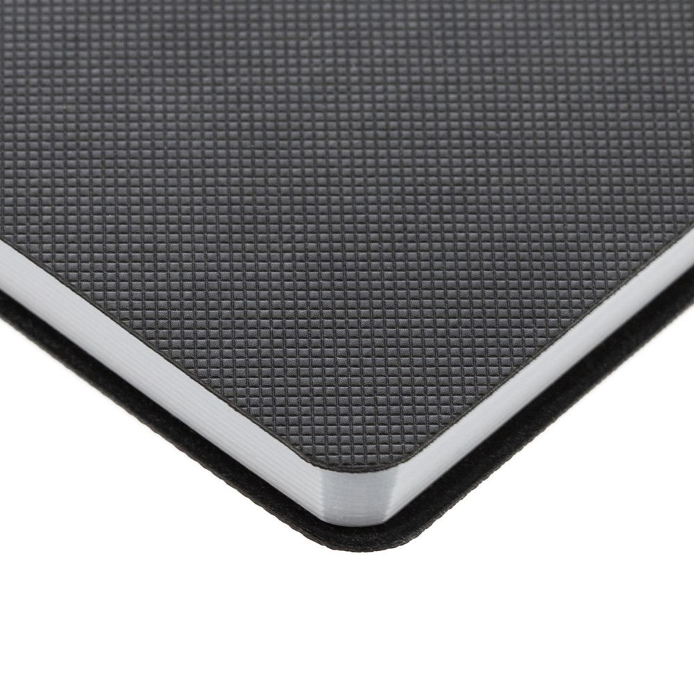 Ежедневник Knit, недатированный, темно-серый-3