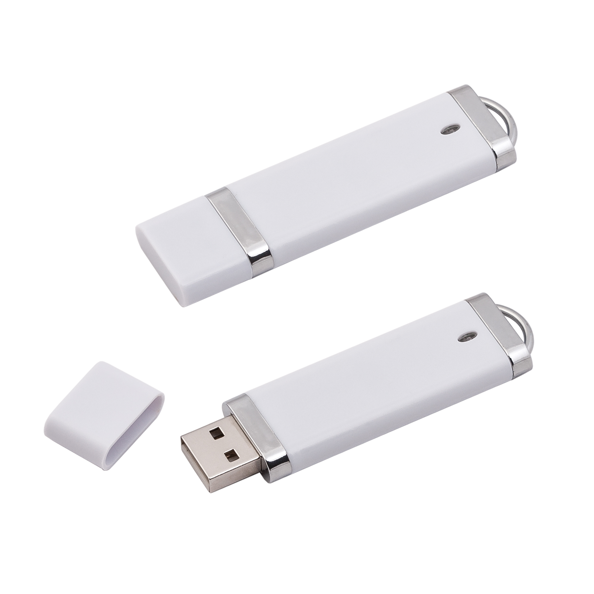 Флеш-карта USB 8GB "Абсолют", белая#-0