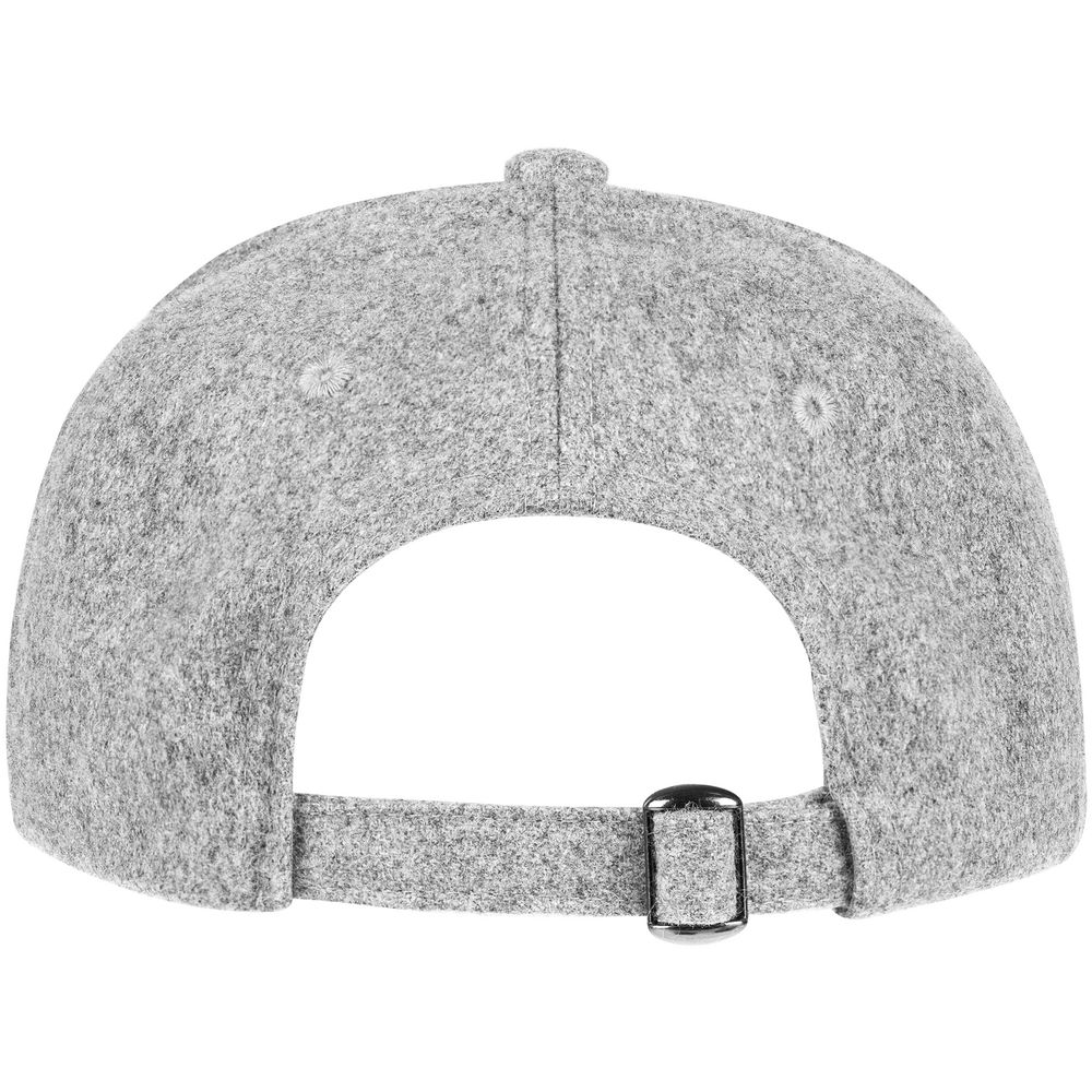 Бейсболка Woolridge, серый меланж-2